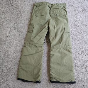 EUC Burton Boys Exile Cargo Pant (Olive/sage Color) S